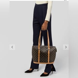 Louis Vuitton Babylone Monogram Brown Tote.
